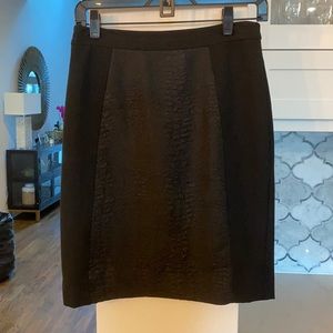 Black pencil skirt